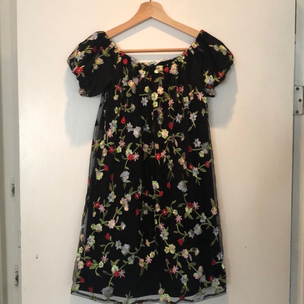 Kimichi Blue Embroidered Dress